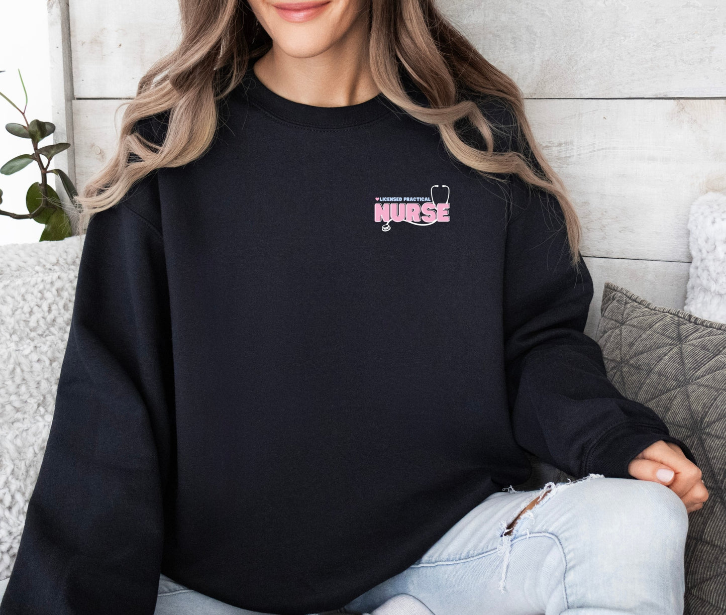 Sweatshirt - Nurse Pastel