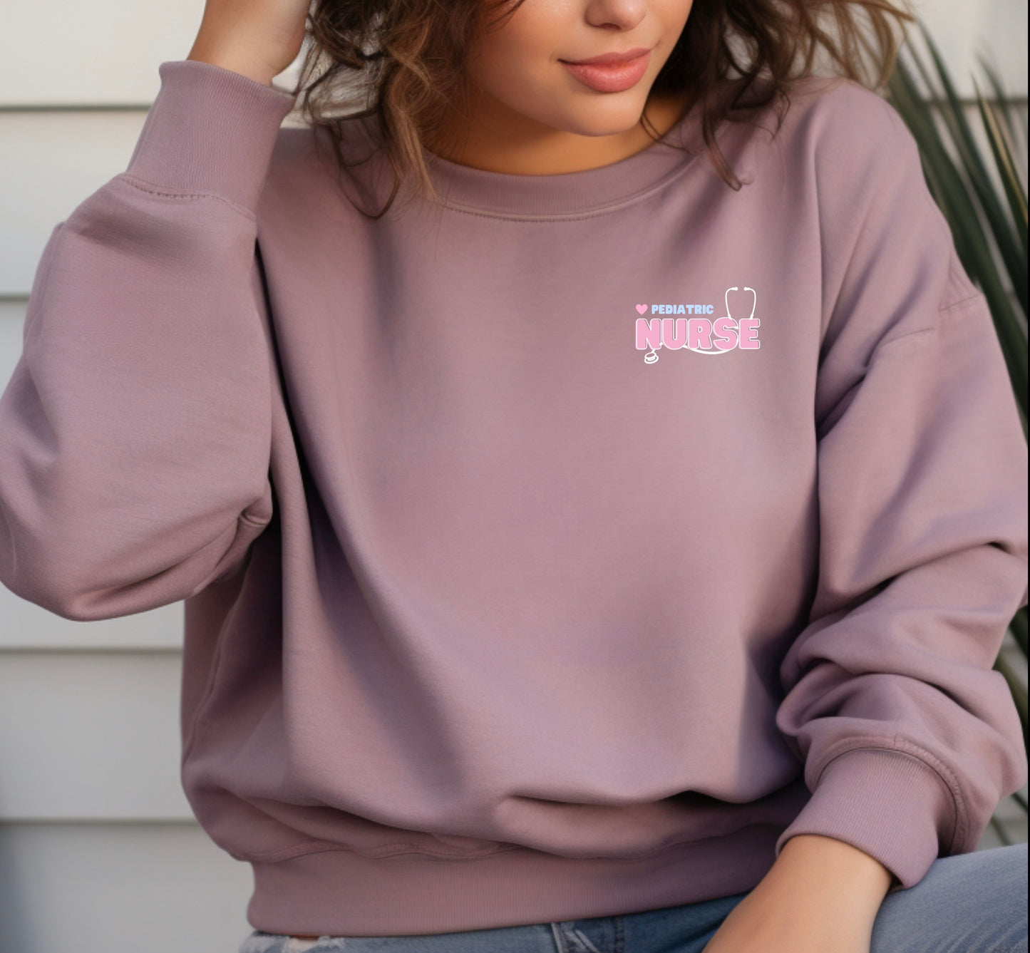 Sweatshirt - Nurse Pastel