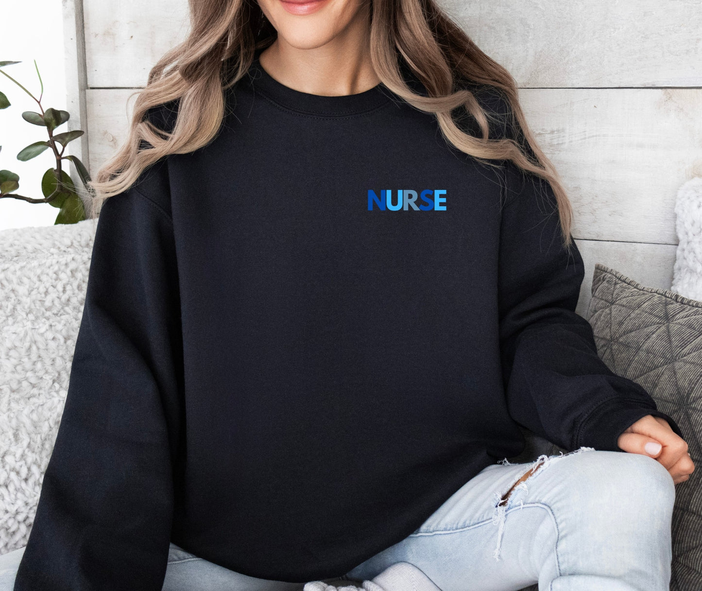 Sweatshirt -Neon Blue