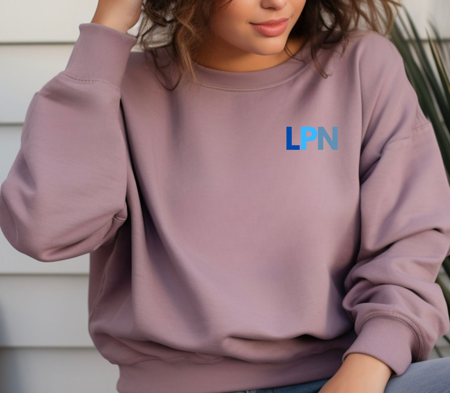 Sweatshirt -Neon Blue