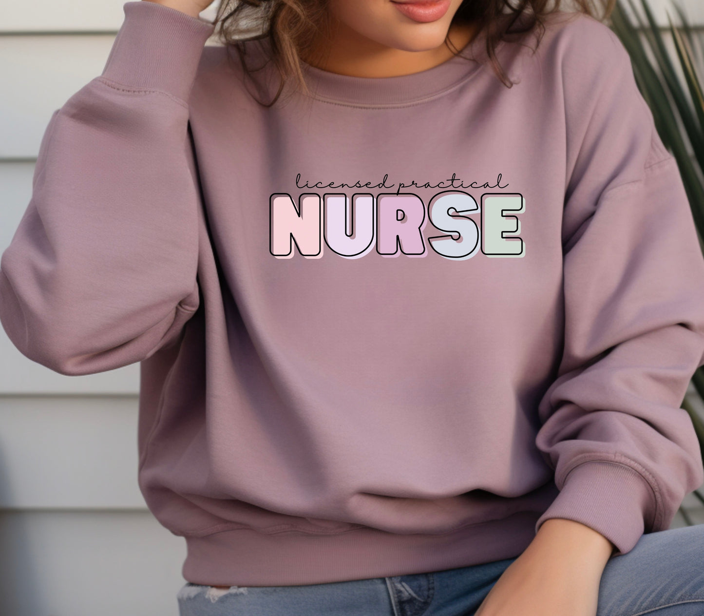 Sweatshirt - Muted Pastel