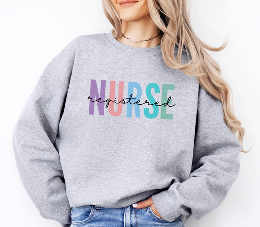 Sweatshirt - Rainbow Nurse