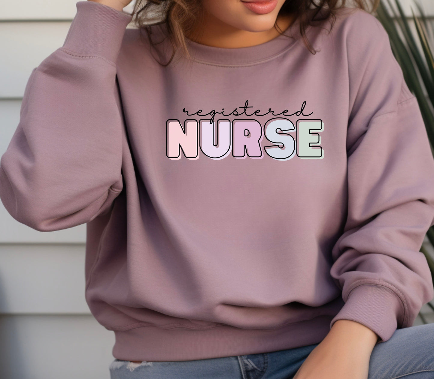 Sweatshirt - Muted Pastel