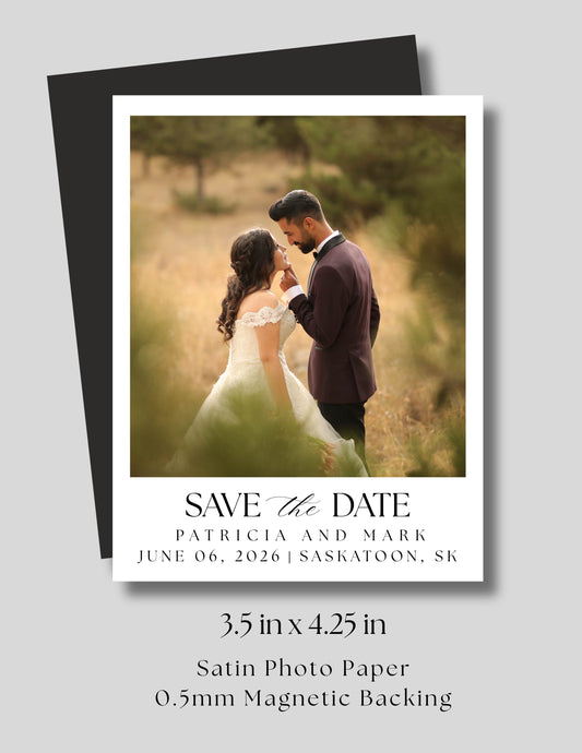 Save the Date Photo Magnets