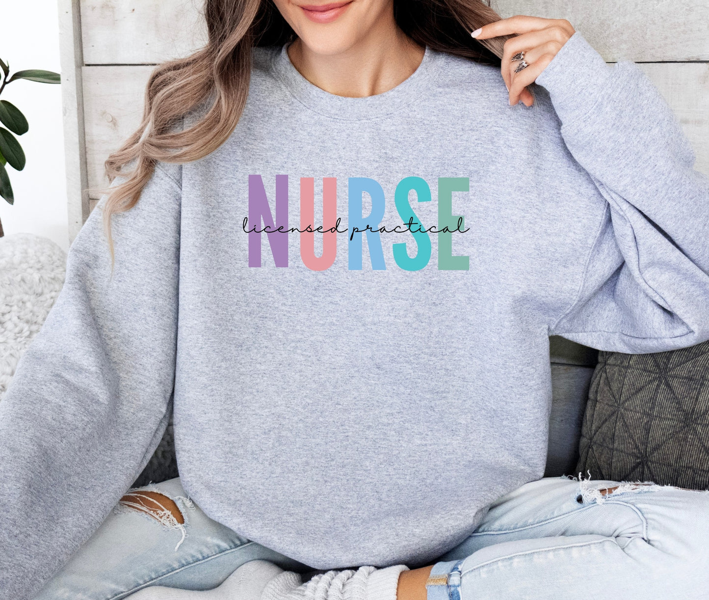 Sweatshirt - Rainbow Nurse