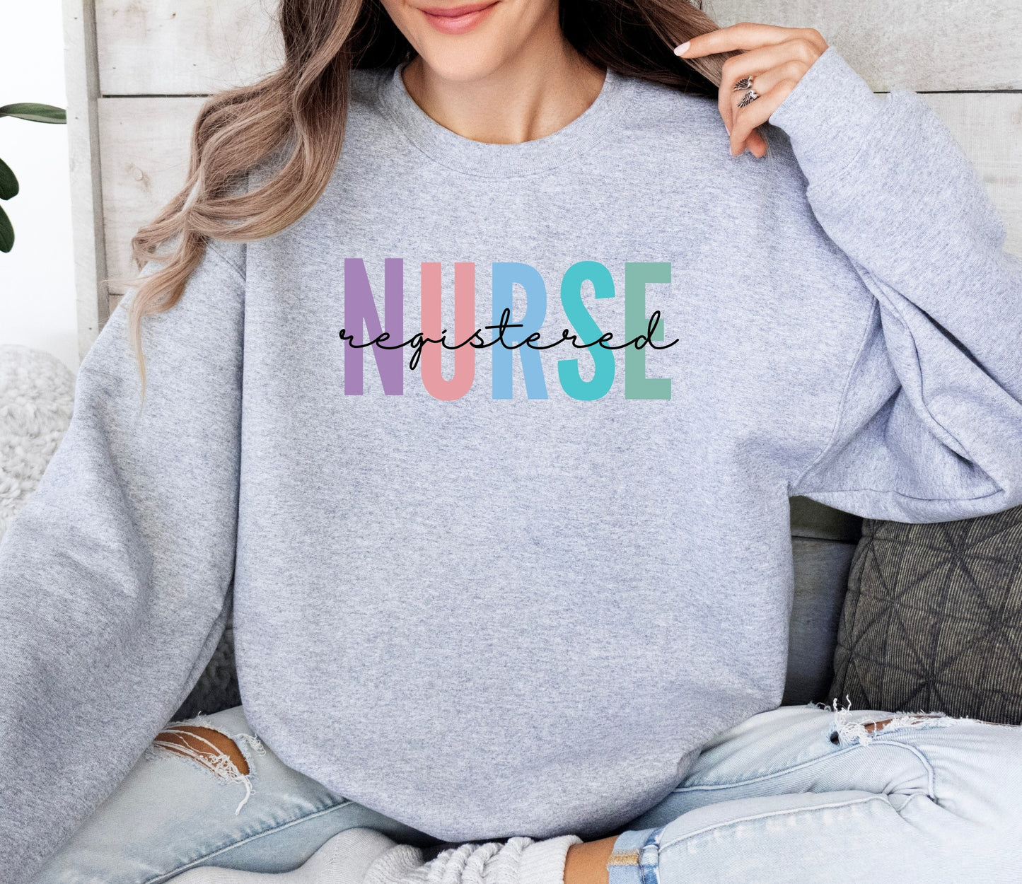 Sweatshirt - Rainbow Nurse