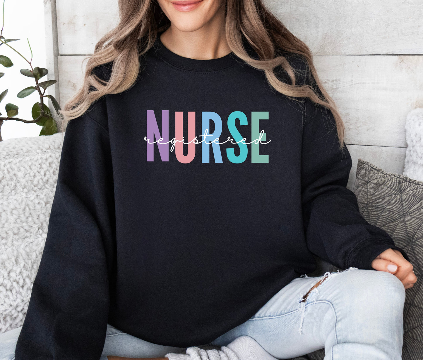 Sweatshirt - Rainbow Nurse